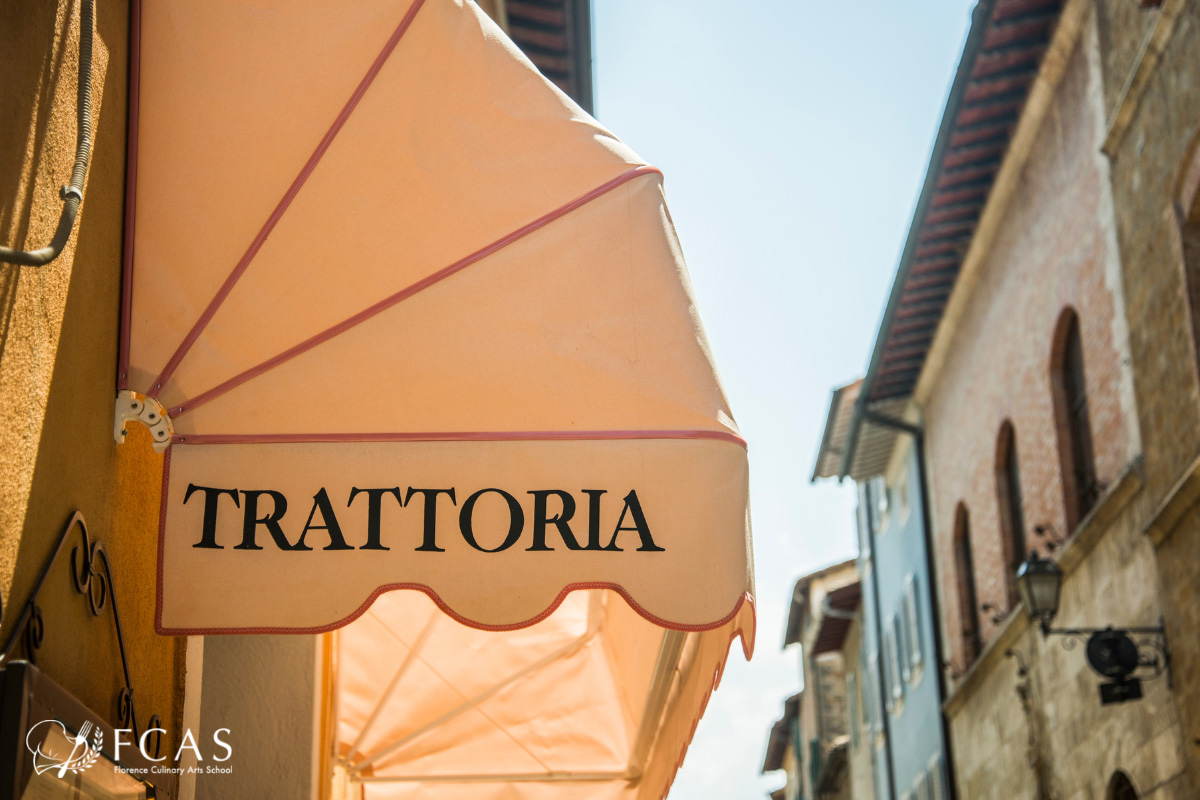 イタリア料理留学　イタリアレストランの種類　トラットリア