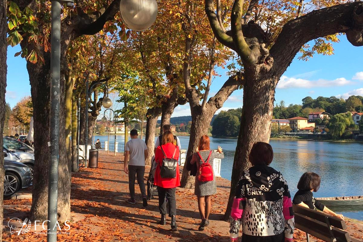 イタリア料理留学　イタリアの秋　秋が深まるイタリアの街並み