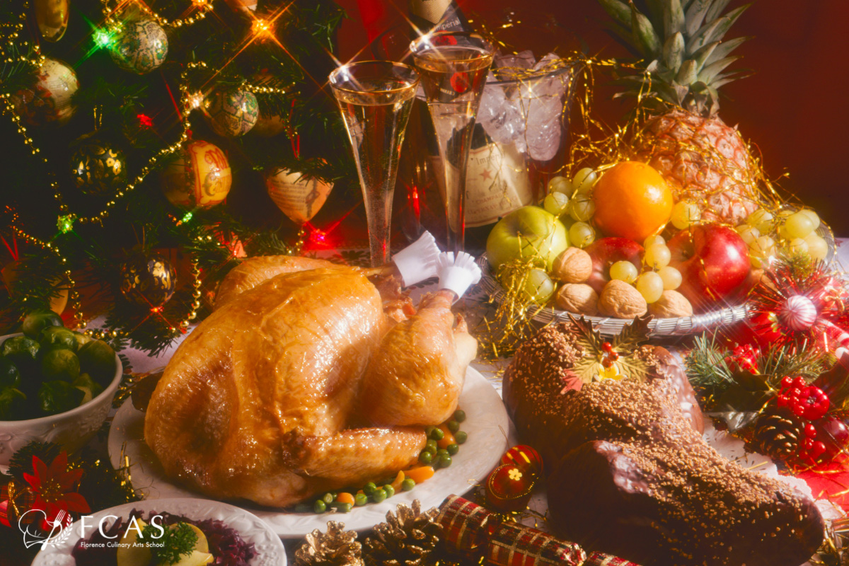 イタリア料理留学　イタリアクリスマス　クリスマスの食卓
