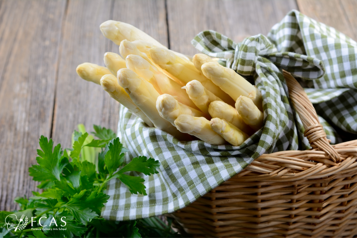 ホワイトアスパラガス、イタリア野菜、フィレンツェ料理学園、シェフ養成コース、イタリア、フィレンツェ、イタリア料理留学、イタリア留学、イタリア長期留学、イタリア短期留学