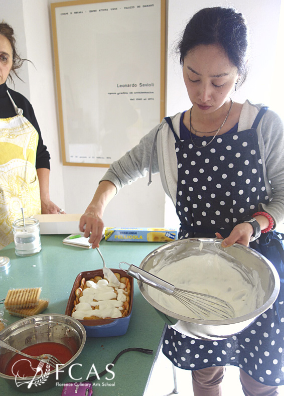 イタリア家庭料理　レッスンの様子