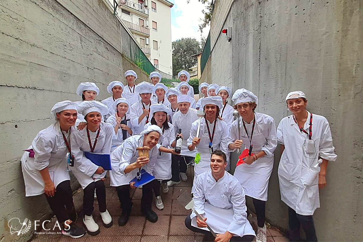 イタリア料理留学　シェフ養成コース　様々な国から集まってきた学生たち