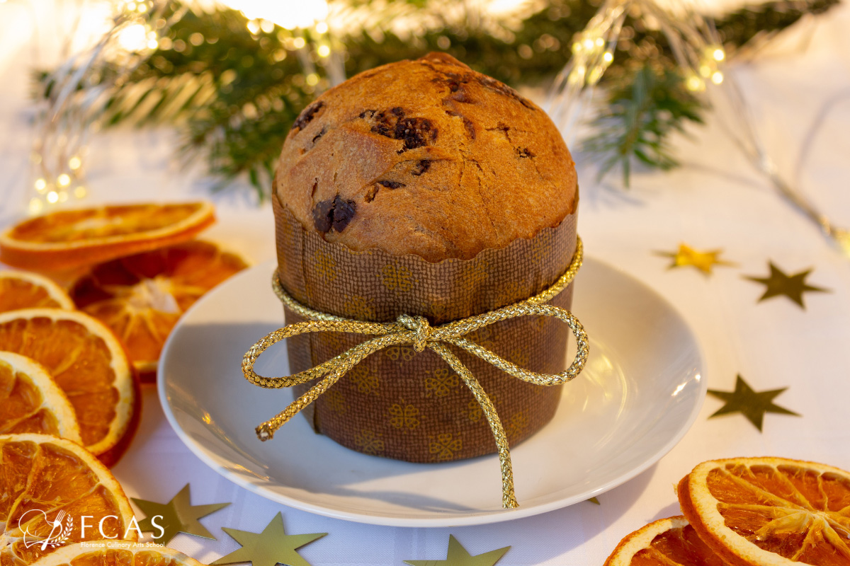 イタリア料理留学　イタリアクリスマス　パネットーネ