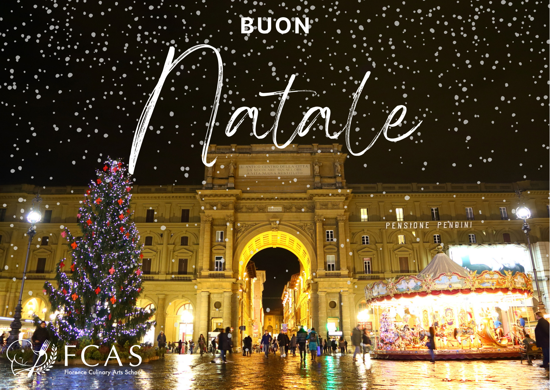 イタリア料理留学　イタリアのクリスマス Buon Natale