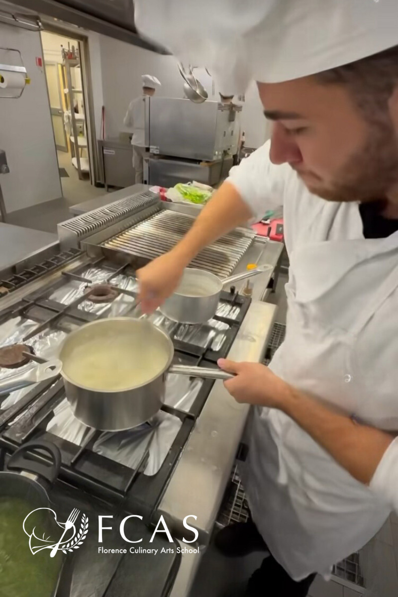 イタリア料理留学　シェフ養成コース　特別な日の料理作り