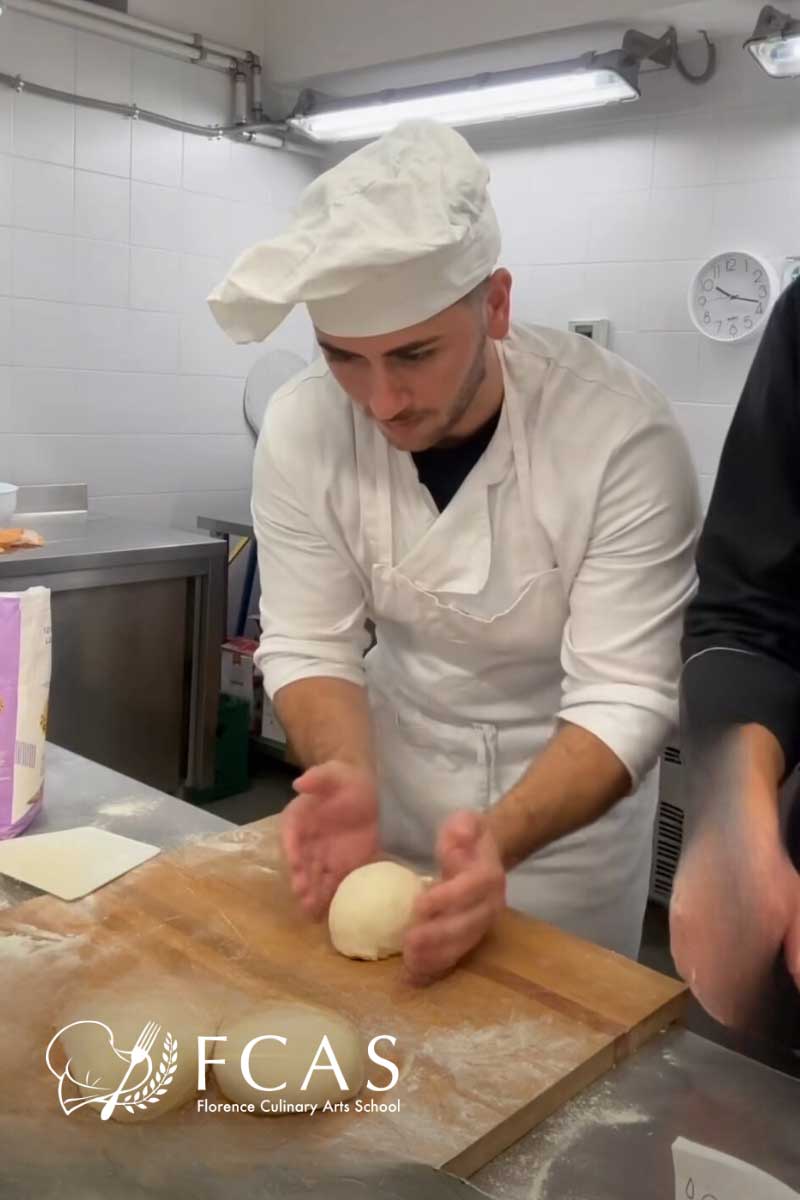 イタリア料理留学　シェフ養成コース　パン講座