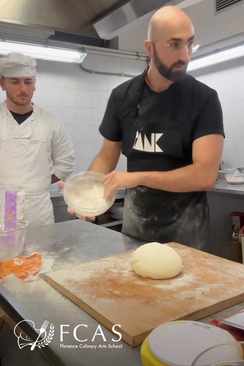 イタリア料理留学　シェフ養成コース　パン講座