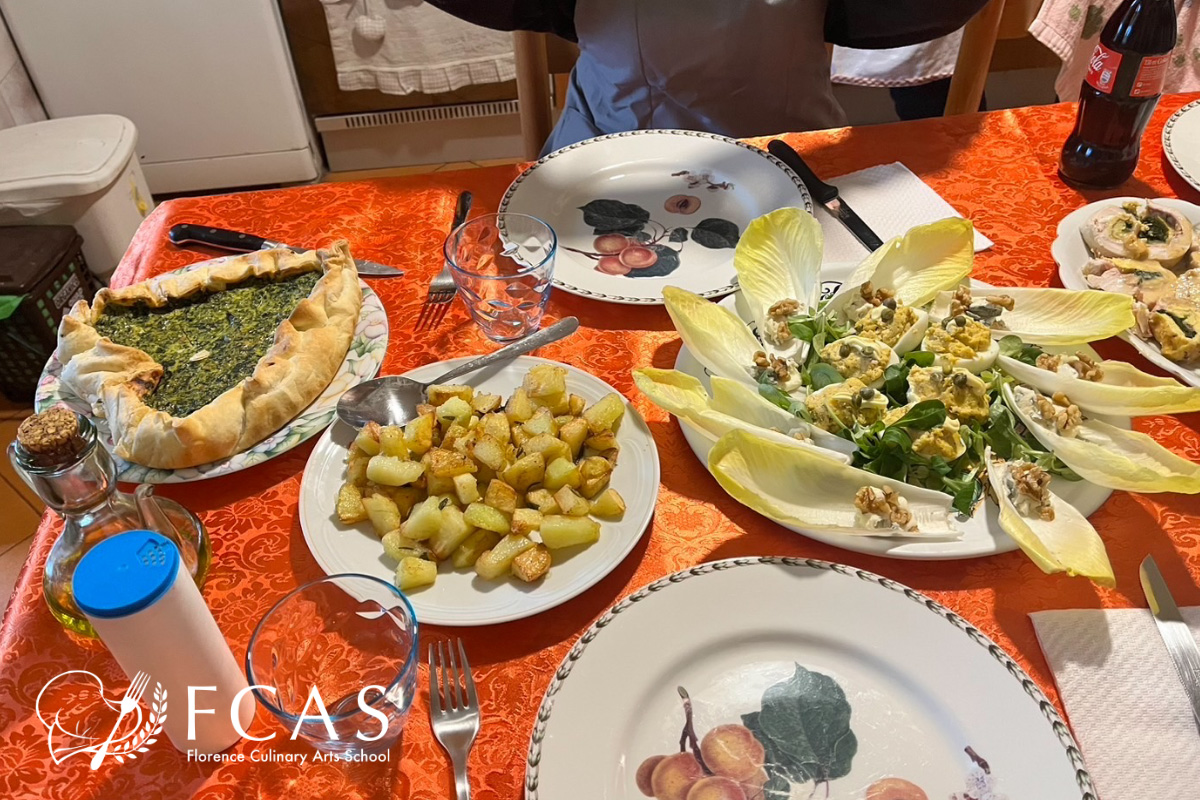 イタリア料理留学　イタリア家庭料理コース　2024年留学　イタリア留学体験