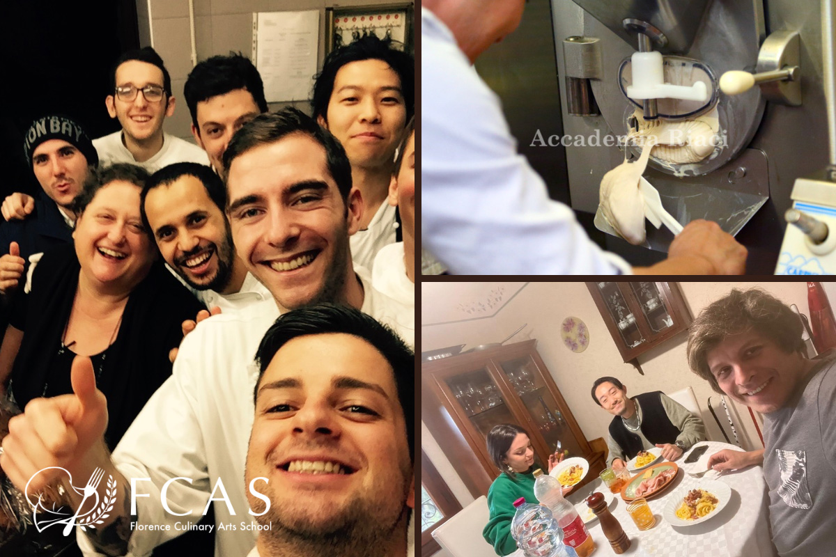 イタリア料理留学　シェフ養成コース　家庭料理コース　ジェラートコース