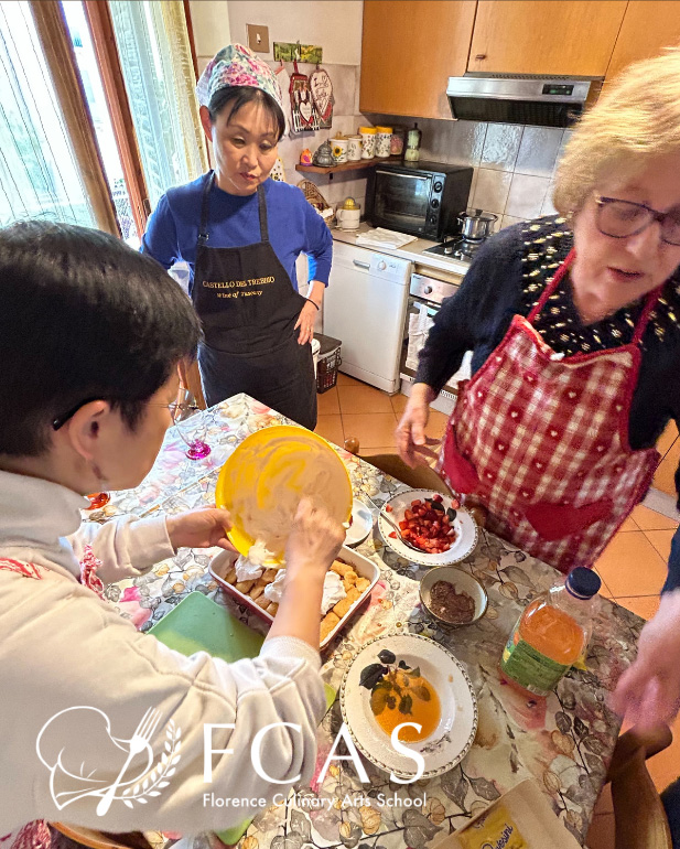 イタリア料理留学　イタリア家庭料理コース　イタリア留学体験