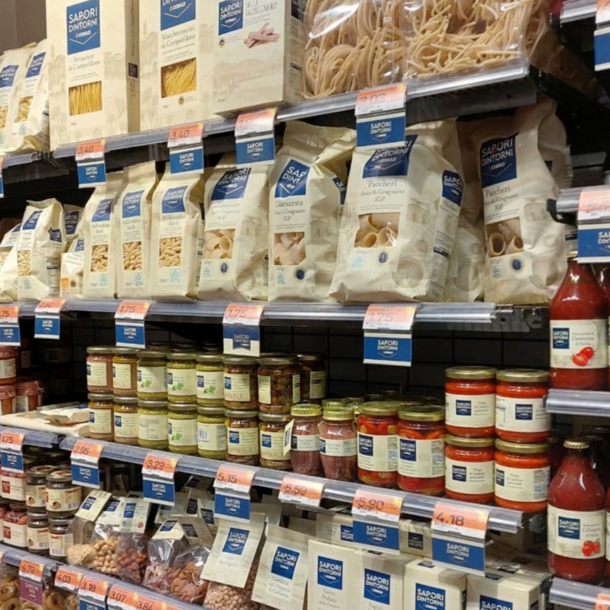 イタリア料理留学 フィレンツェのスーパー