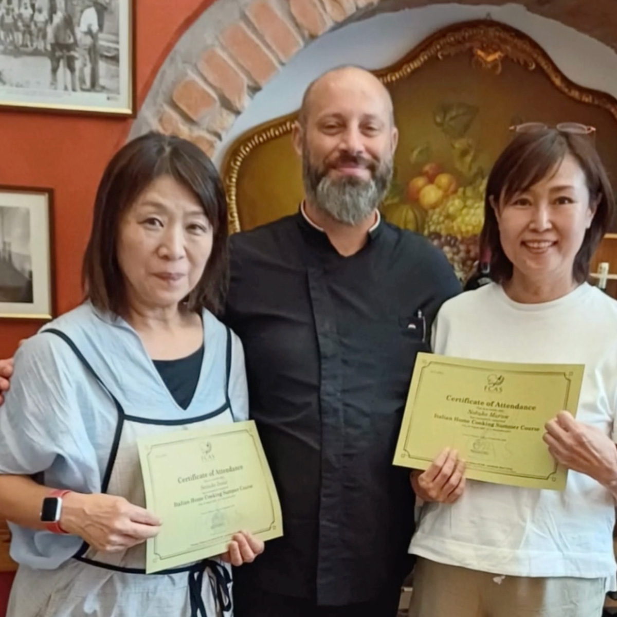 イタリア料理留学 フィレンツェ料理学園 イタリア家庭料理コース